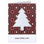 Seed Paper Shape Holiday Greeting Card Branded