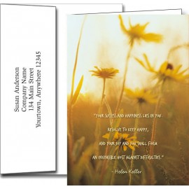 Custom New Year Greeting Cards w/Imprinted Envelopes (5"x7")