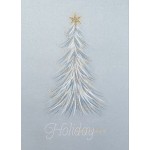 Logo Branded Glittering Greeting Holiday Card