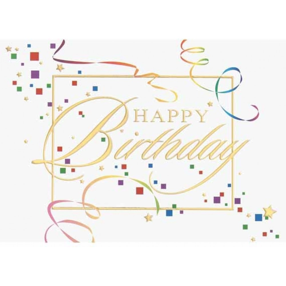 Celebration Birthday Card with Logo