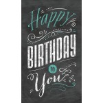 Chalkboard Birthday Card with Logo