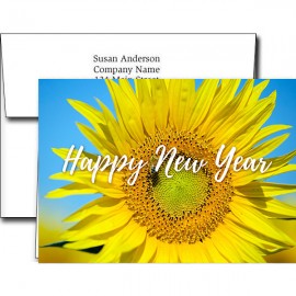 New Year Greeting Cards w/Imprinted Envelopes (5"x7") with Logo  New Year Greeting Cards w/Imprinted Envelopes (5"x7") with Logo
