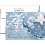 Logo Branded Logo Holiday Greeting Cards w/Imprinted Envelopes (5"x7")