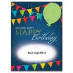 Custom Imprinted Plantable Balloon Logo Card