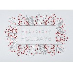 Promotional Leaves & Berries Holiday Card