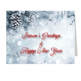 Logo Branded Pine Cones Greeting Card  Logo Branded Pine Cones Greeting Card