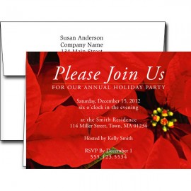 Holiday Invitations w/Imprinted Envelopes with Logo  Holiday Invitations w/Imprinted Envelopes with Logo