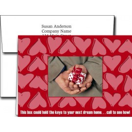 Customized Valentine's Day Greeting Cards w/Imprinted Envelopes (5"x7")  Customized Valentine