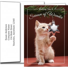 Holiday Greeting Cards w/Imprinted Envelopes with Logo