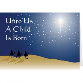 Promotional A Child is Born Greeting Card