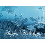 Custom Ice Crystals Greeting Card