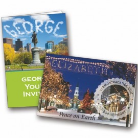 Custom Full Color Greeting Card, 4/4 with Logo  Custom Full Color Greeting Card, 4/4 with Logo