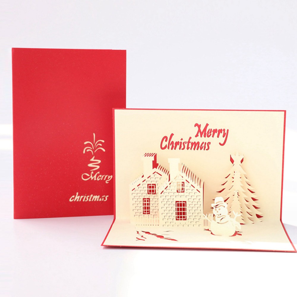 Personalized 3D Pop Up Christmas Cards