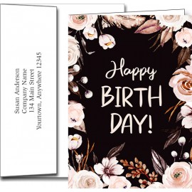 Birthday Greeting Cards w/Imprinted Envelopes with Logo