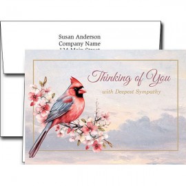 Sympathy Greeting Cards w/Imprinted Envelopes with Logo