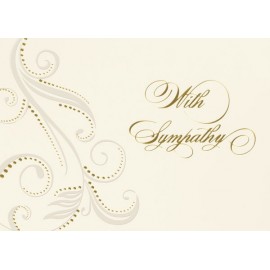 Sympathy Embellish Card with Logo  Sympathy Embellish Card with Logo