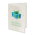 Seeded Paper Greeting Cards with Logo