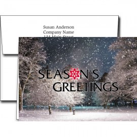 Promotional Holiday Greeting Cards w/Imprinted Envelopes