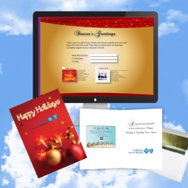 Logo Branded Cloud Nine Christmas / Holiday CD Download Card - CD213 Holiday Inspiration/ CD204 Songs of Season