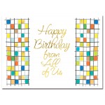 Logo Printed Birthday From All