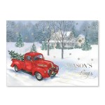 Personalized Old Fashioned Christmas Card