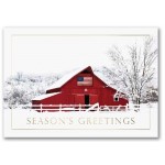Customized Winter Americana Holiday Card