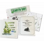 Customized California Poppy Seed Saver Card w/Vellum Cover