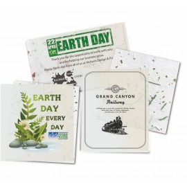 California Poppy Seed Saver Card w/Vellum Cover with Logo