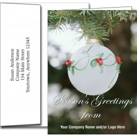 Logo Branded Logo Holiday Greeting Cards w/Imprinted Envelopes (5"x7")