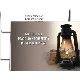 New Year Greeting Cards w/Imprinted Envelopes (5"x7") with Logo