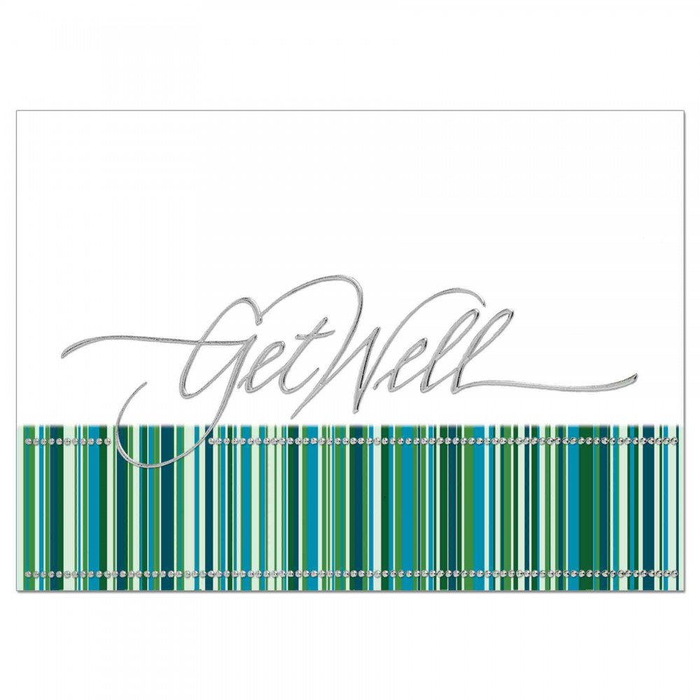 Get Well Stripes Logo Printed Get Well Stripes Logo Printed