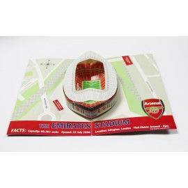 3D Pop Up with Stadium Shaped Holiday Card with Logo