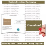Personalized Songs From the Heart Music Download Card
