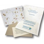 Promotional Handmade Seed Card w/Natural Inclusions (6"x9")