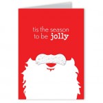 Seed Paper Shape Holiday Greeting Card Logo Printed