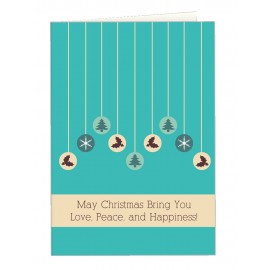 Customized Full Color Holiday Cards; Hanging Ornaments