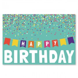 Banner Birthday Card with Logo