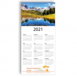 Custom Z-Fold Personalized Greeting Calendar - Fall Mountains  Custom Z-Fold Personalized Greeting Calendar - Fall Mountains