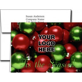 Logo Branded Logo Holiday Greeting Cards w/Imprinted Envelopes (5"x7")  Logo Branded Logo Holiday Greeting Cards w/Imprinted Envelopes (5"x7")