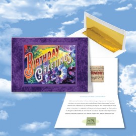 Customized Cloud Nine Birthday Music Download Greeting Card w/ Birthday Greetings  Customized Cloud Nine Birthday Music Download Greeting Card w/ Birthday Greetings