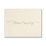 Custom Imprinted Deepest Sympathy Card