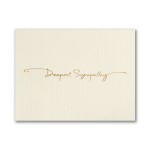 Custom Imprinted Deepest Sympathy Card