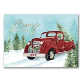 On The Go Christmas Card with Logo