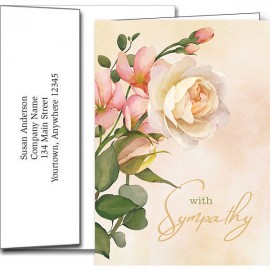 Sympathy Greeting Cards w/Imprinted Envelopes with Logo