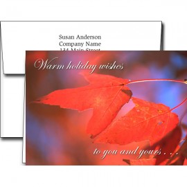 Promotional Thanksgiving Greeting Cards w/Imprinted Envelopes  Promotional Thanksgiving Greeting Cards w/Imprinted Envelopes
