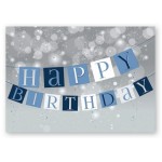 Custom Imprinted A Banner Birthday Card