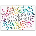 Celebration Explosion Birthday Card with Logo