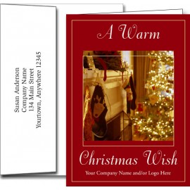 Logo Holiday Greeting Cards w/Imprinted Envelopes (5"x7") with Logo