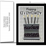 Personalized Birthday Greeting Cards w/Imprinted Envelopes