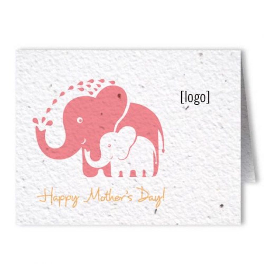 Seed Paper Mother's Day Card Custom Imprinted Seed Paper Mother's Day Card Custom Imprinted